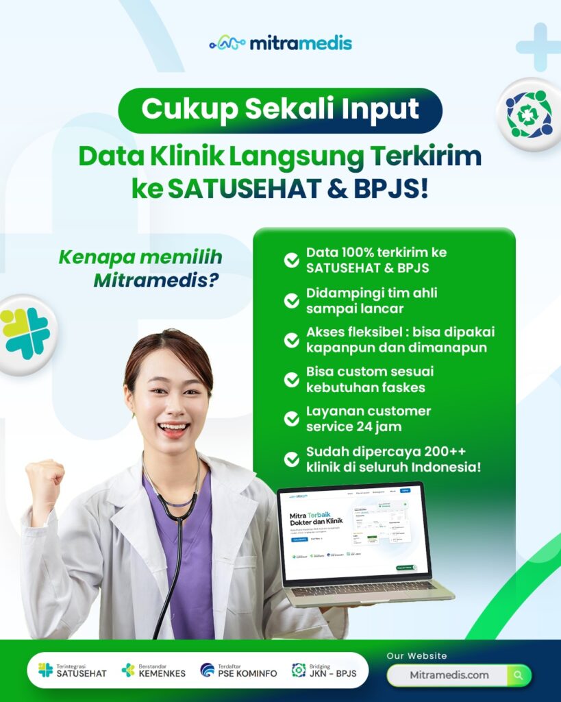 Rich results on Google SERP when searching for "mitramedis" and "rekam medis elektronik" and "BPJS"